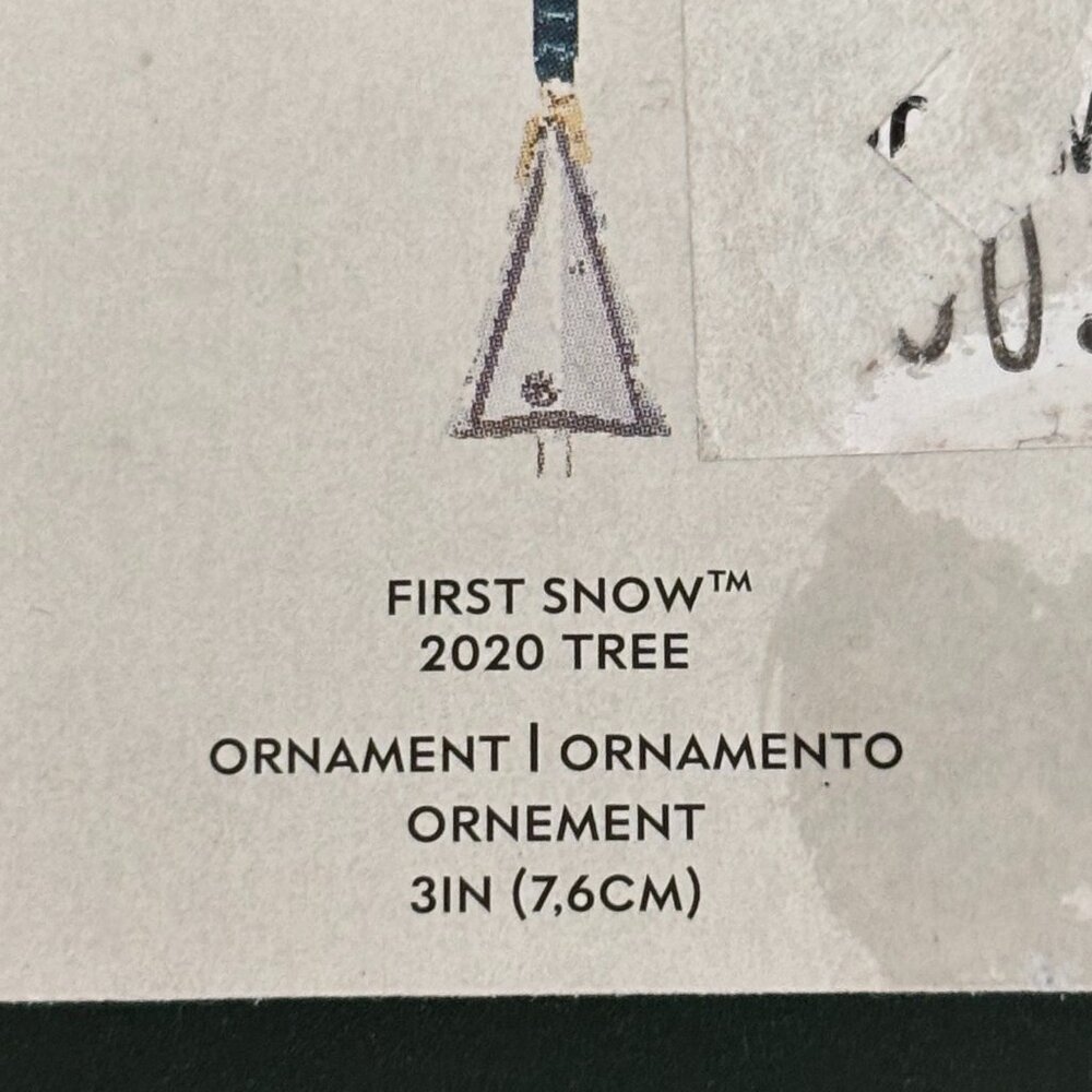 Kate Spade 'First Snow 2020 Tree' Crystal Ornament - Picture 9 of 9